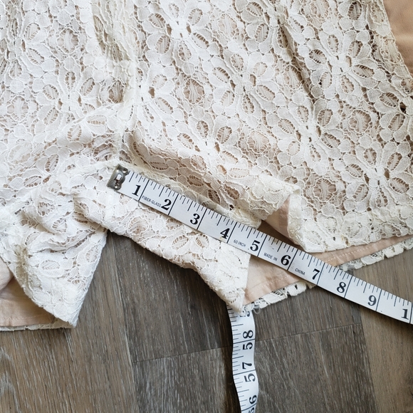 Maje Clarisse Creme Lace Romper - Picture 10 of 15